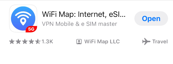 L'app WiFi Map